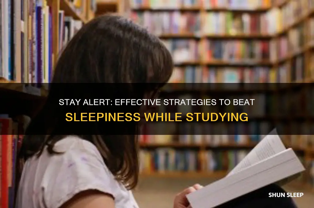 how to get rid of sleep while sttudying