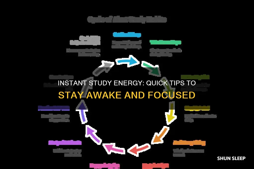 how to get rid of sleep while studying instantly
