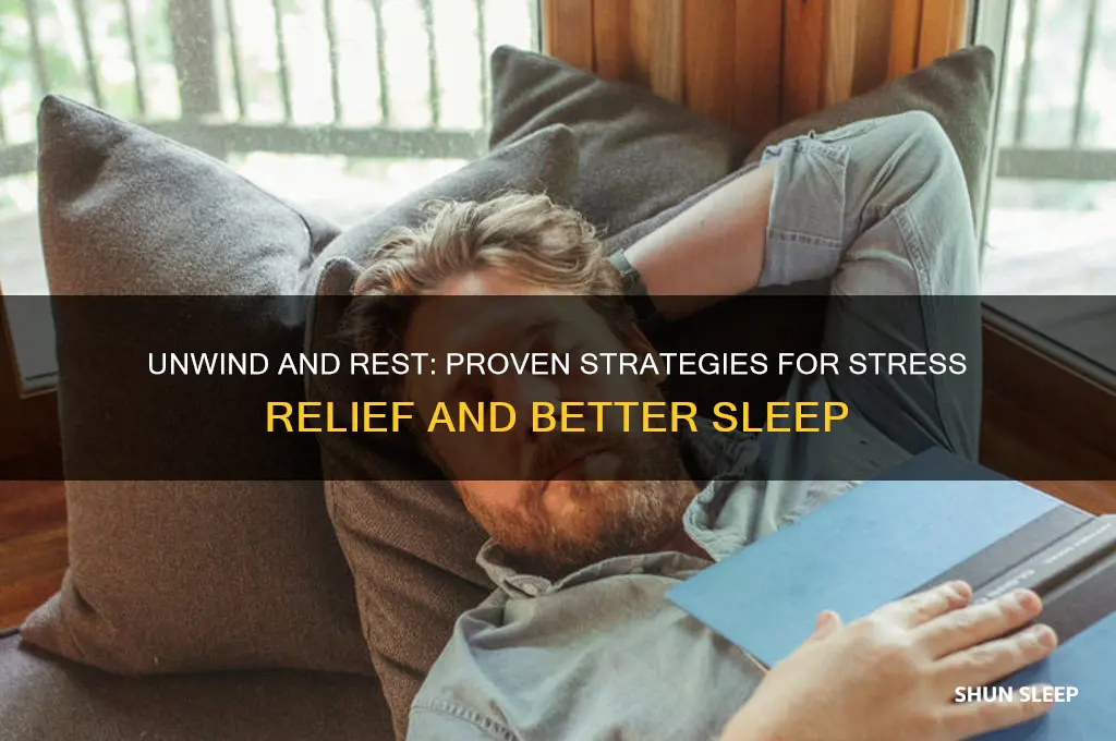 how to get rid of stress and get better sleep