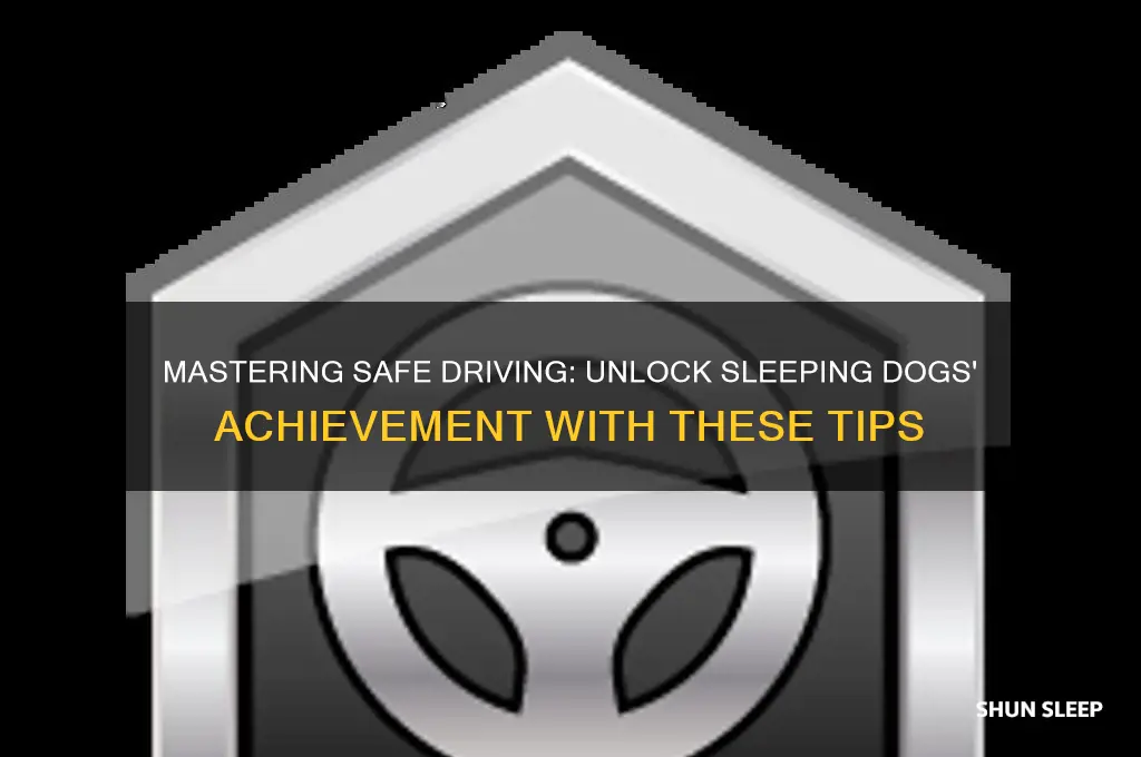 how to get safe driver achievement on sleeping dogs