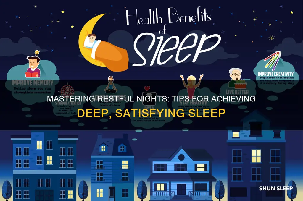 how to get satisfying sleep