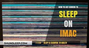 Quick Guide: Putting Your iMac Screen to Sleep Effortlessly