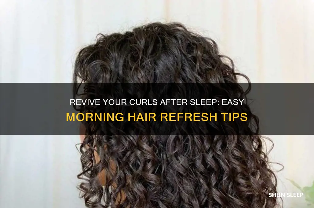 how to get scurl back after sleeping