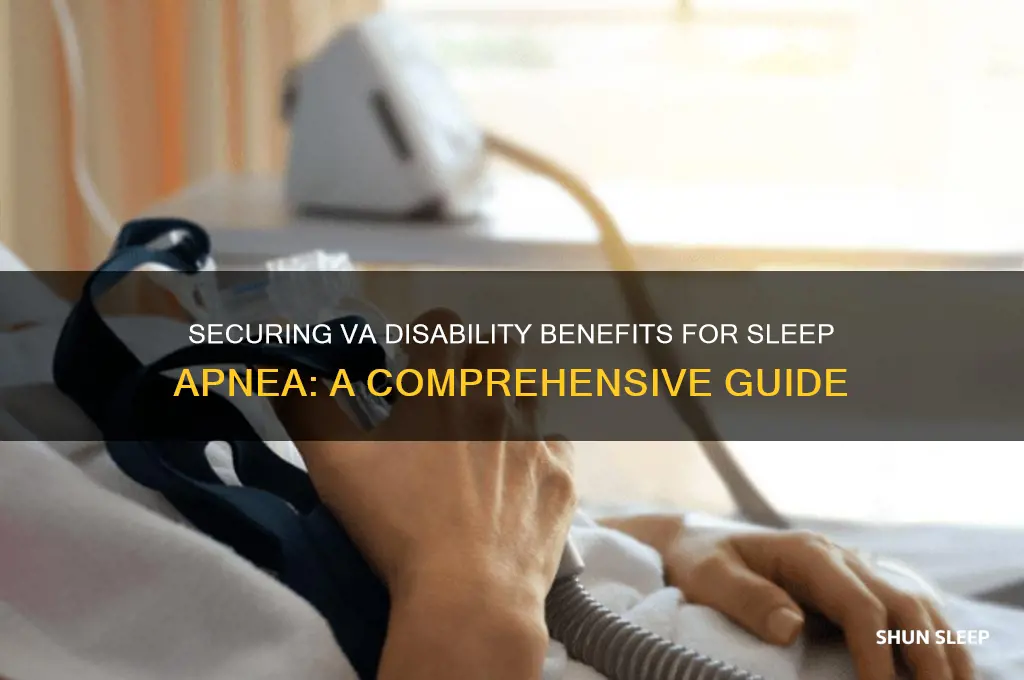 how to get service connected disability for sleep apnea