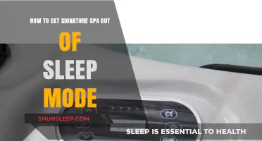 Revive Your Signature Spa: Quick Steps to Exit Sleep Mode