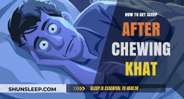 Overcoming Khat's Stimulant Effects: Tips for Restful Sleep After Chewing