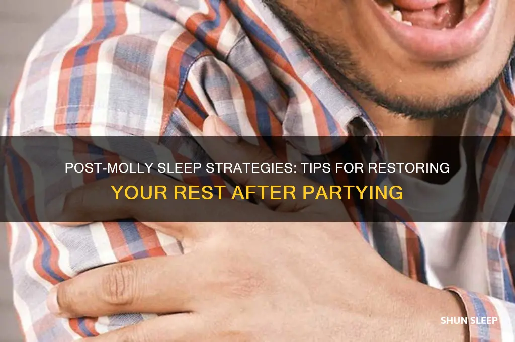 how to get sleep after taking molly