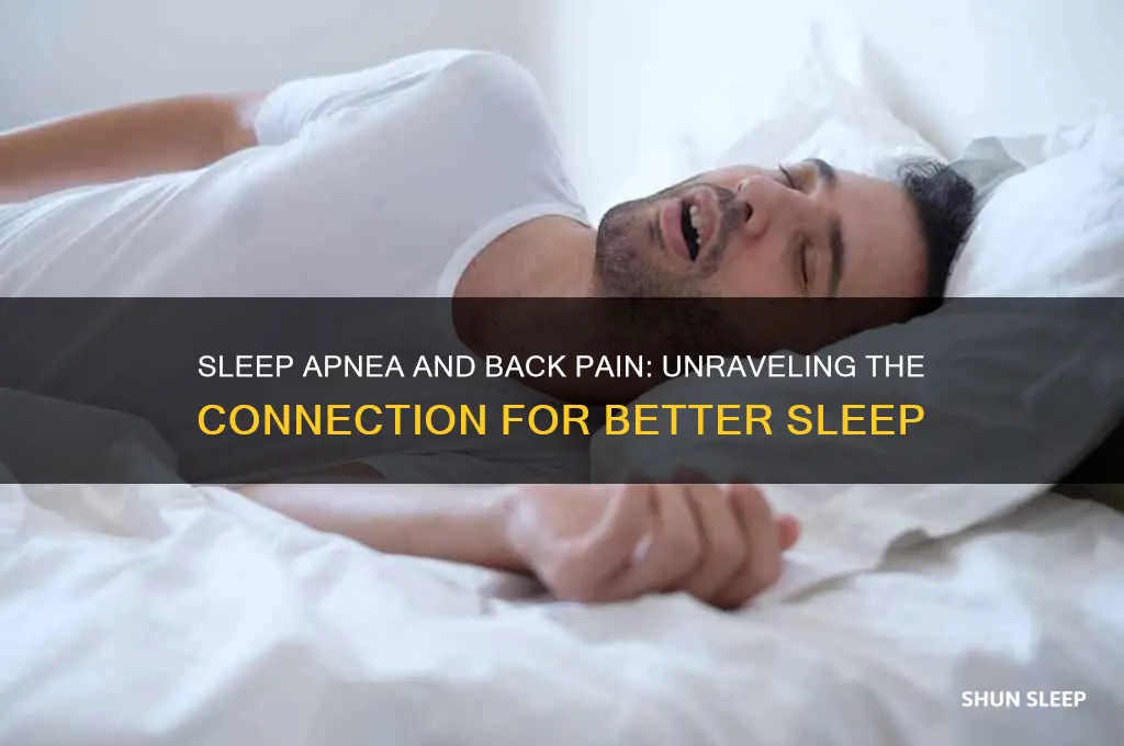 how to get sleep apnea secondary to back pain