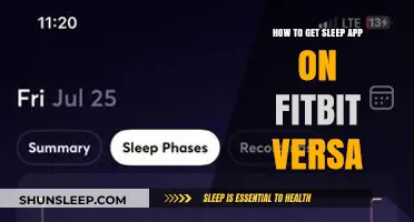 Get Better Sleep: Install Sleep App on Fitbit Versa Easily