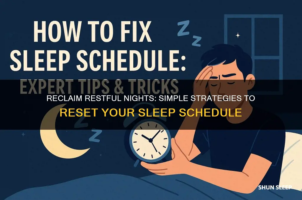 how to get sleep back on track