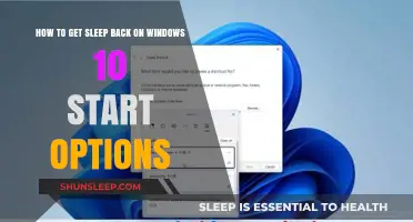 Reclaim Your Sleep: Windows 10 Start Options Troubleshooting Guide