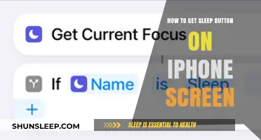 How to Add a Sleep Button Shortcut to Your iPhone Screen