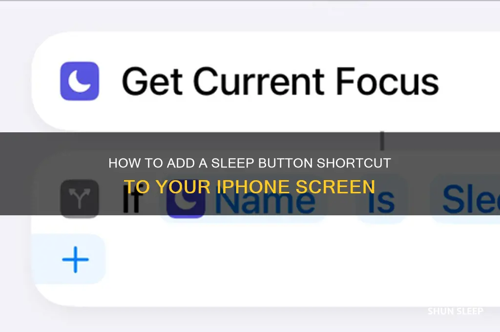 how to get sleep button on iphone screen