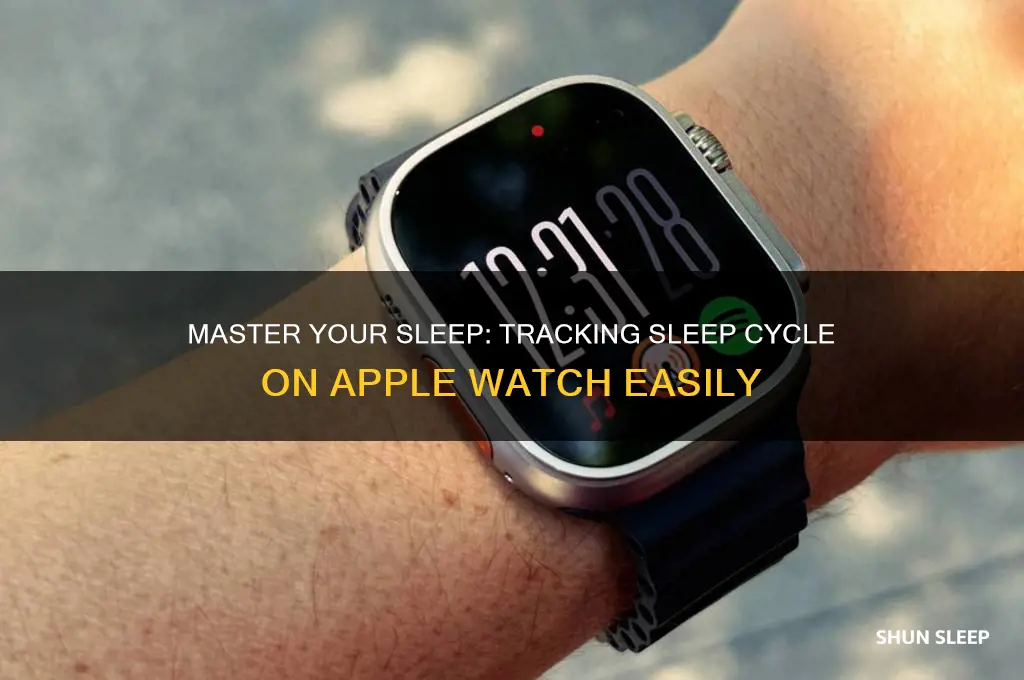 how to get sleep cycle on apple watch