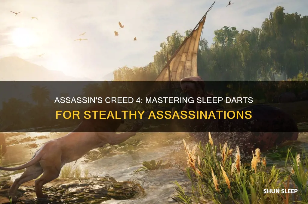 how to get sleep darts in assassin