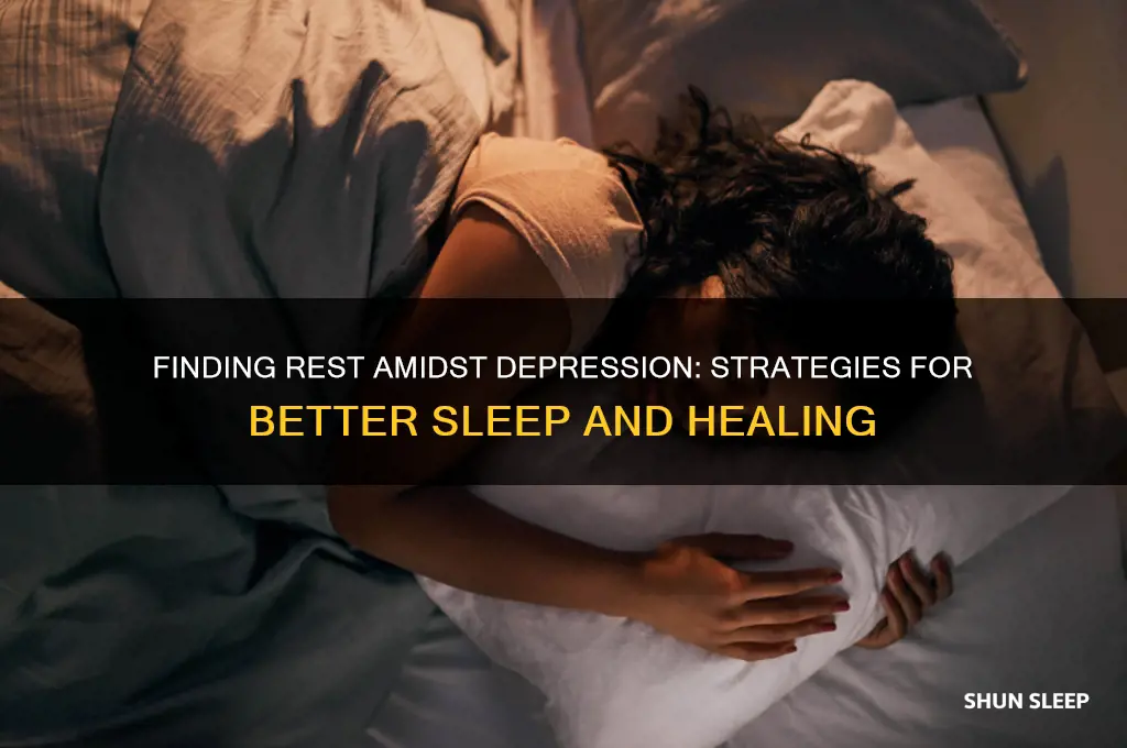 how to get sleep during depression