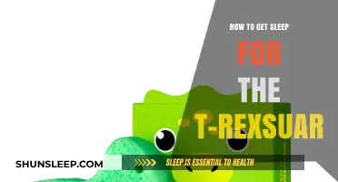 Helping Your T-Rexsaur Sleep: Tips for a Restful Night's Rest