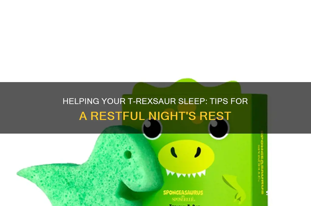 how to get sleep for the t-rexsuar