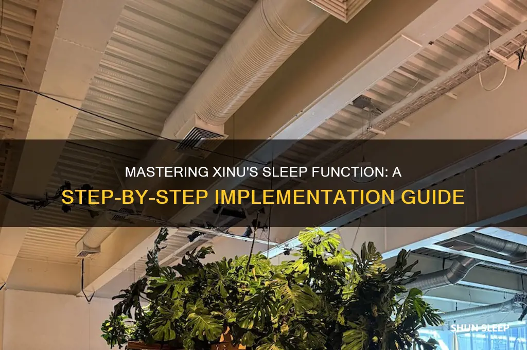how to get sleep function in xinu