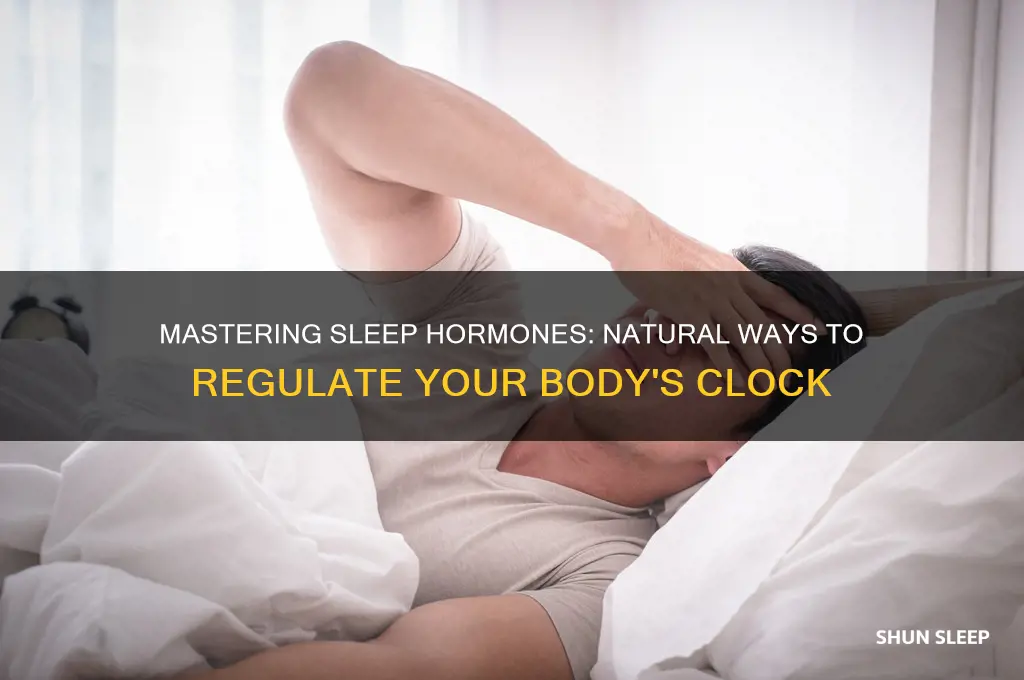 how to get sleep hormones regulated