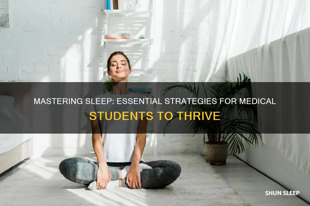 how to get sleep in medical school