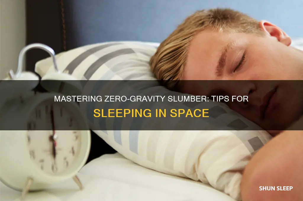 how to get sleep in space