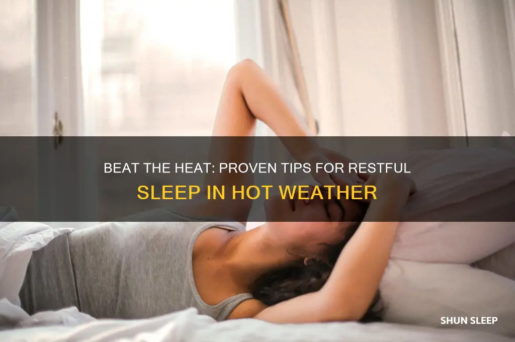 how to get sleep in the heat
