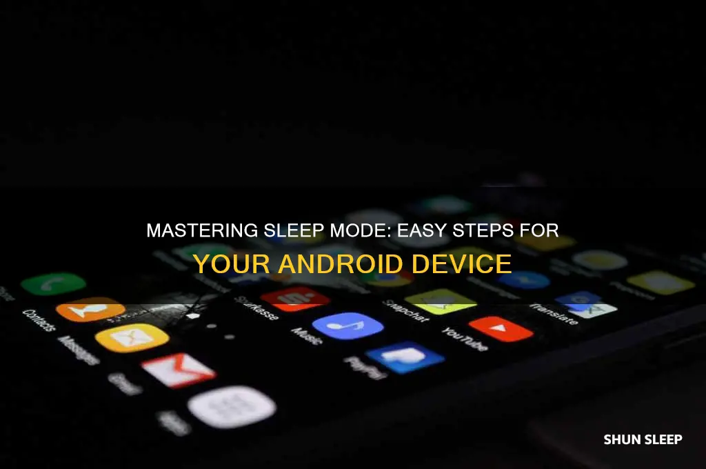 how to get sleep mide on my android