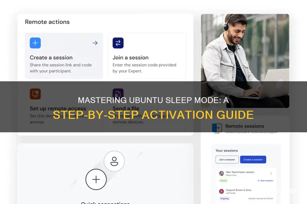 how to get sleep mode in ubuntu