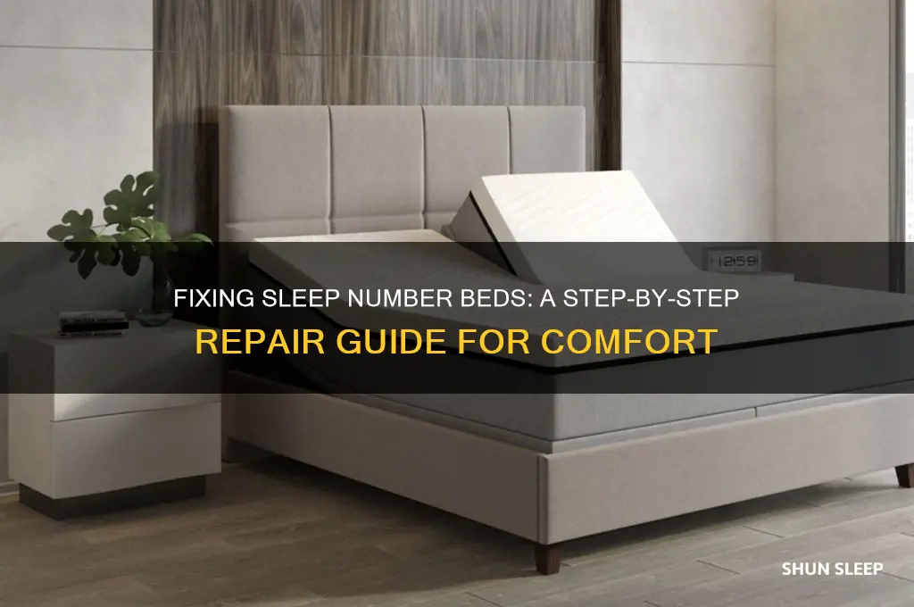 how to get sleep number beds fixed
