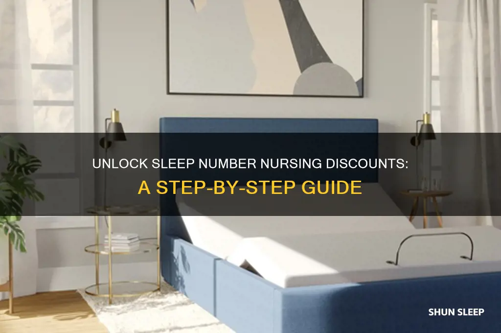 how to get sleep number nursing dicount