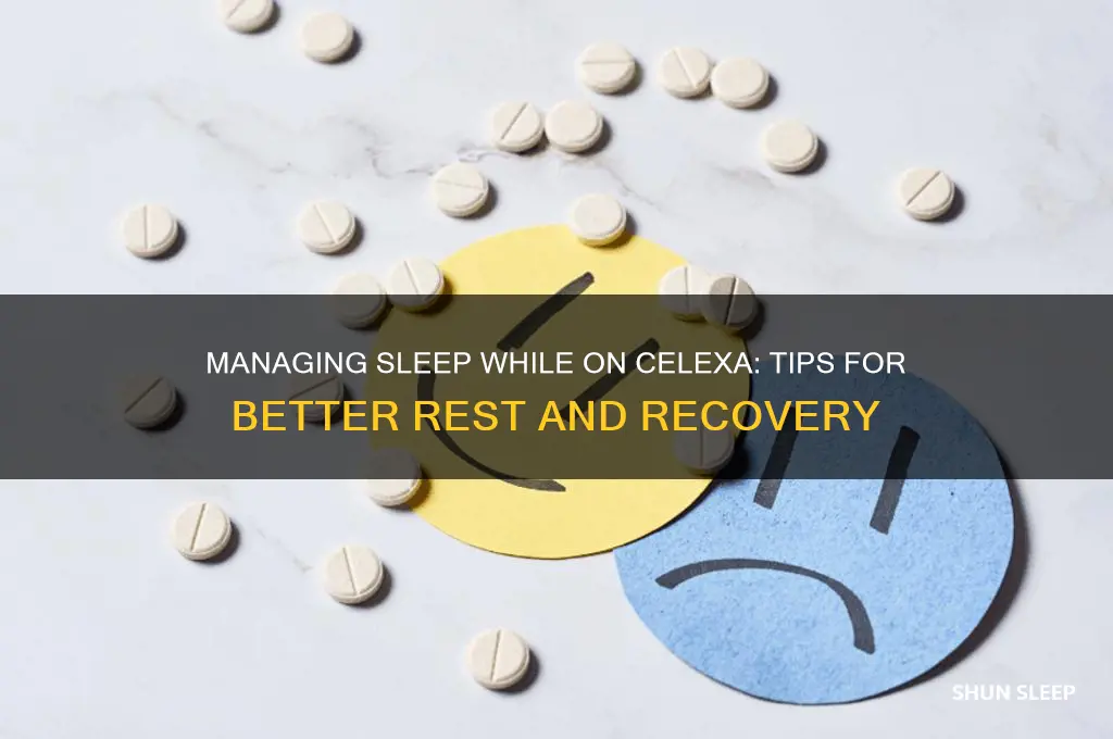 how to get sleep on celexa