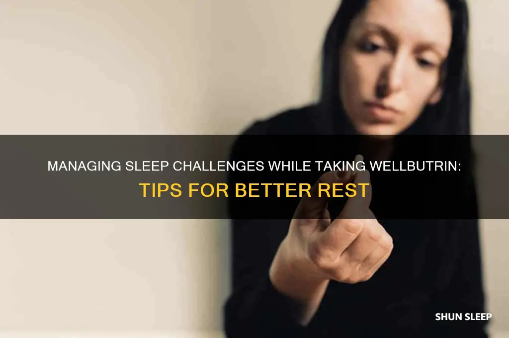 how to get sleep on wellbutrin