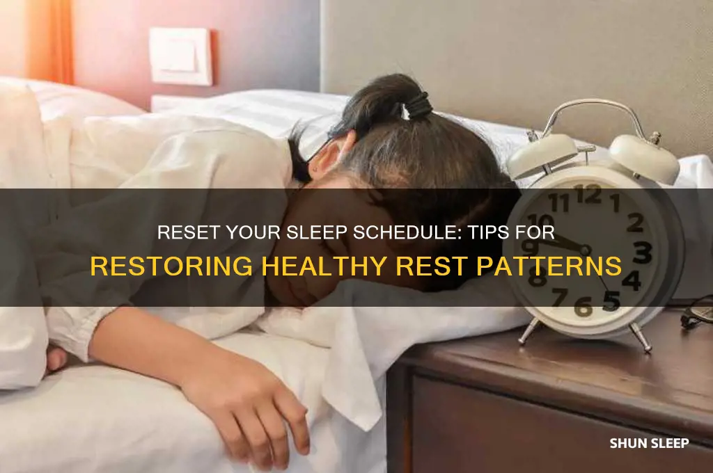 how to get sleep scedule back