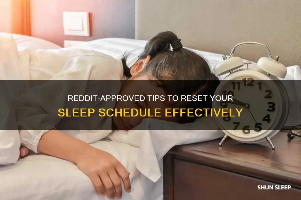 how to get sleep schedule on track reddi