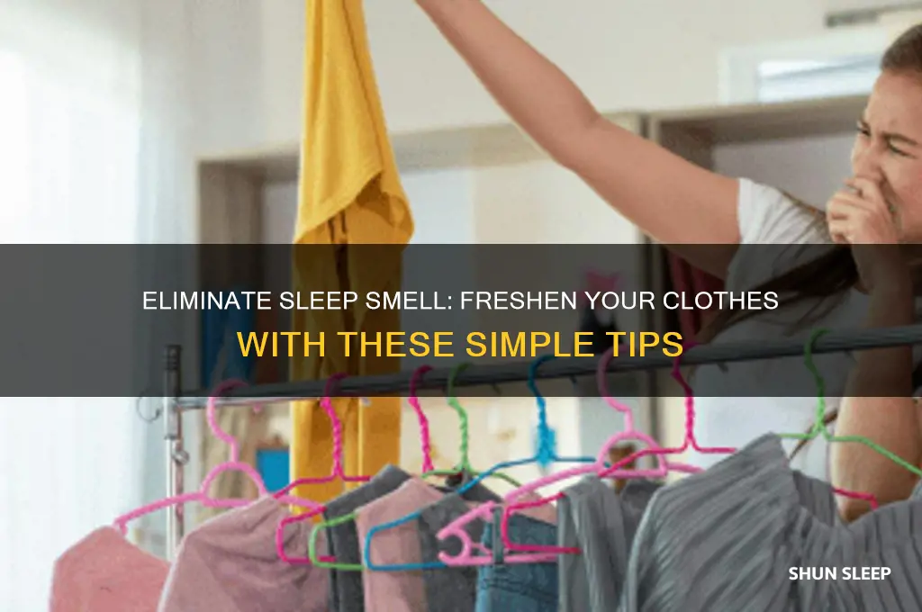 how to get sleep smell out of clothes