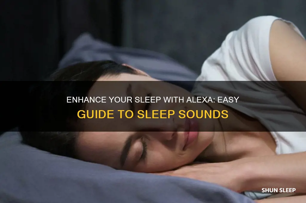 how to get sleep sounds on alexa