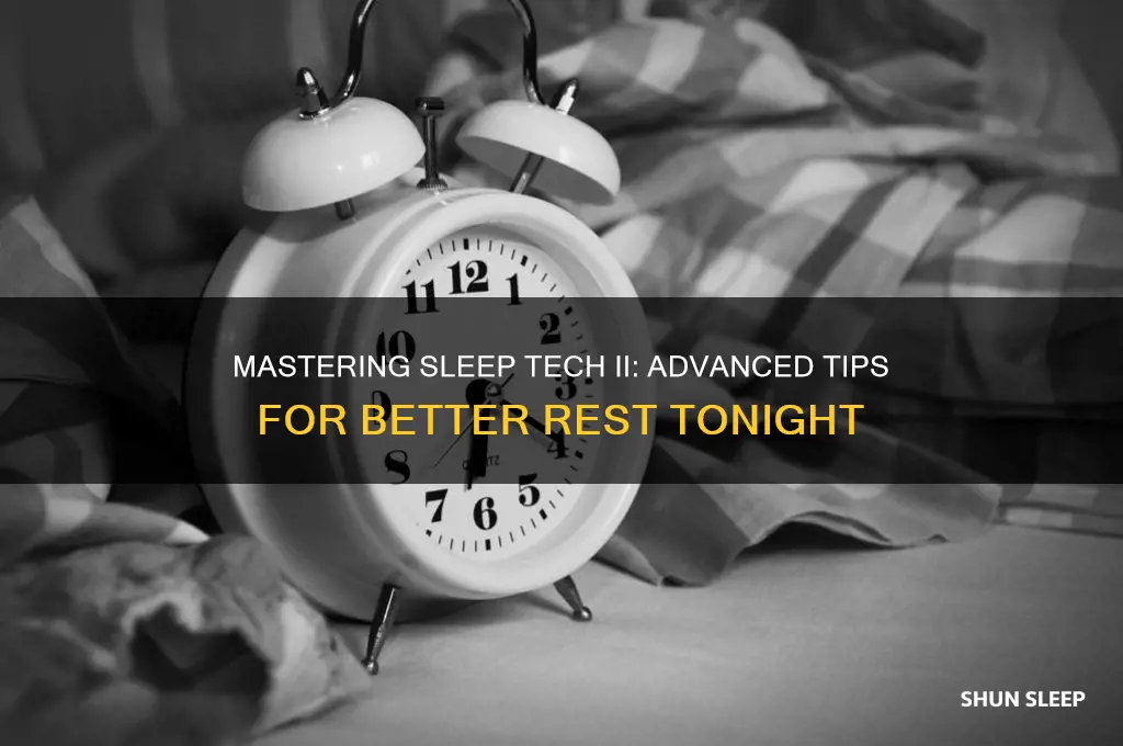 how to get sleep tech ii