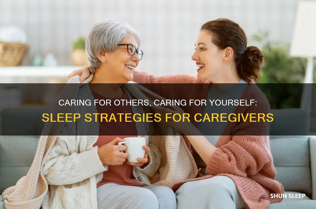 how to get sleep when care giving