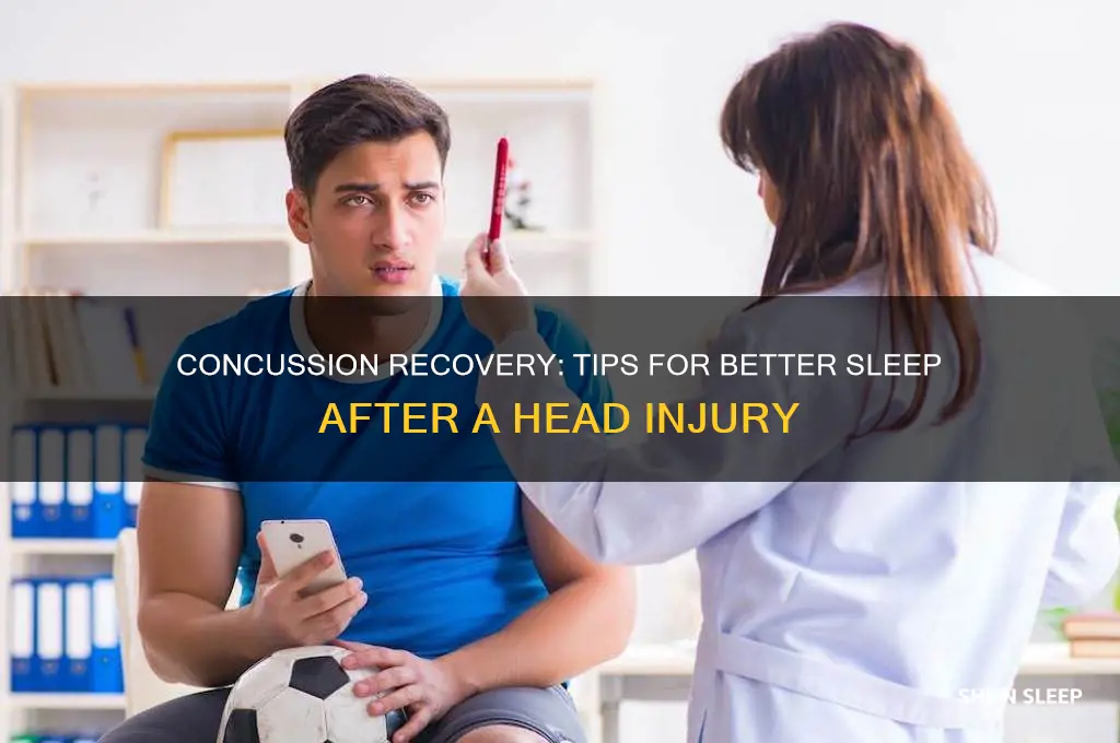 how to get sleep with a concussion