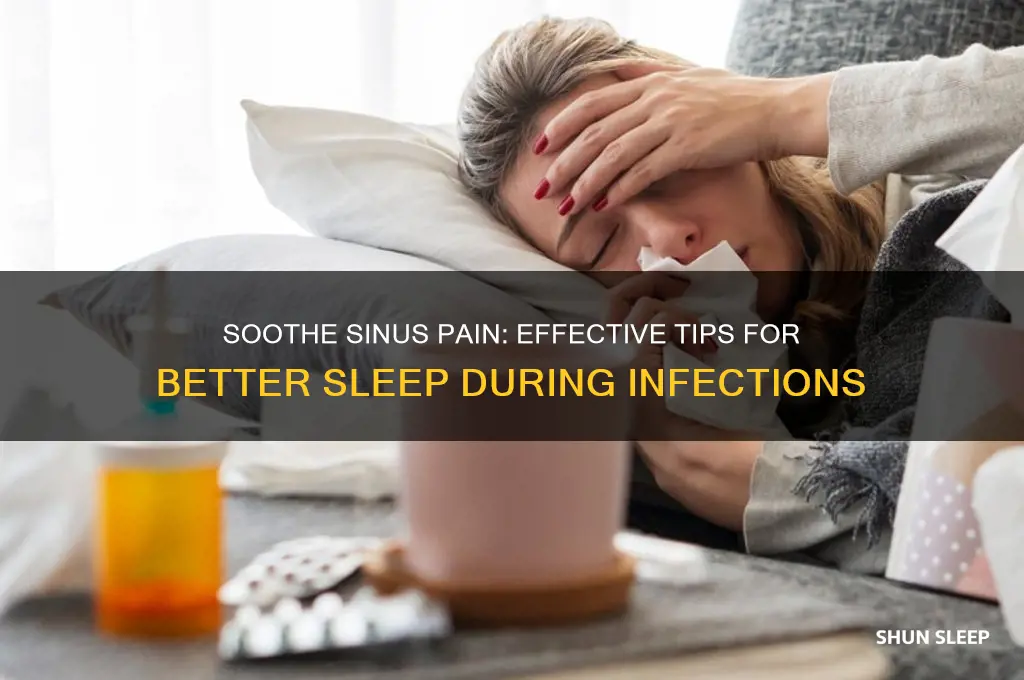 how to get sleep with a sinus infection