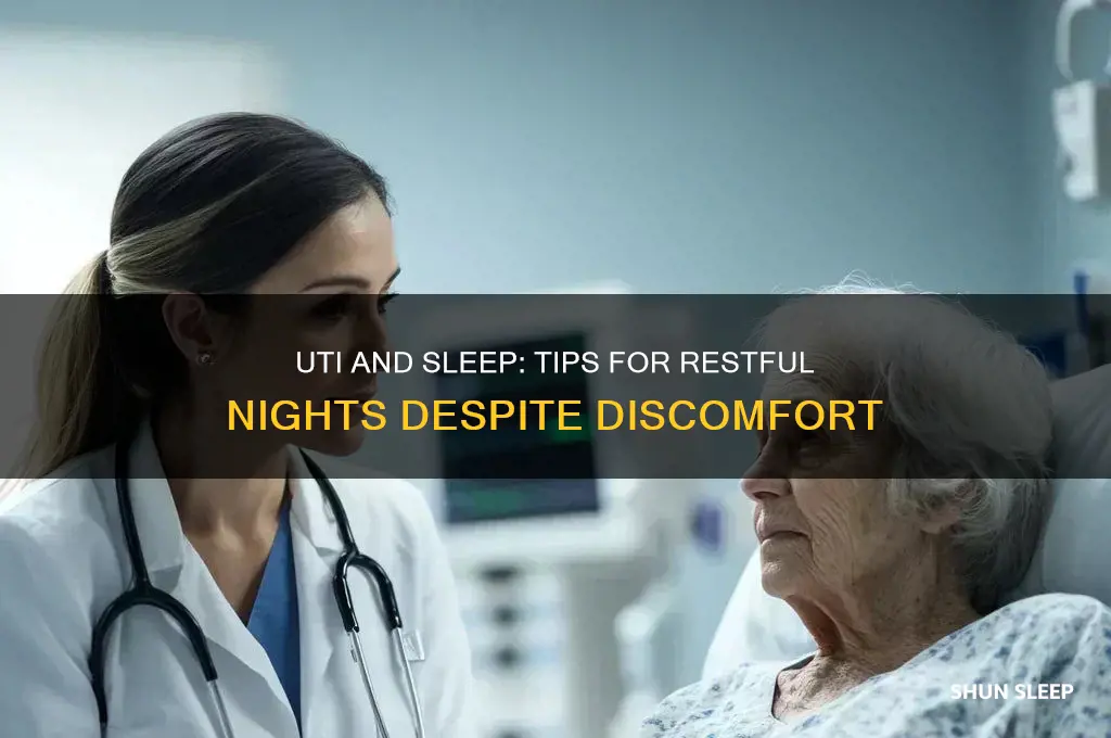 how to get sleep with a uti