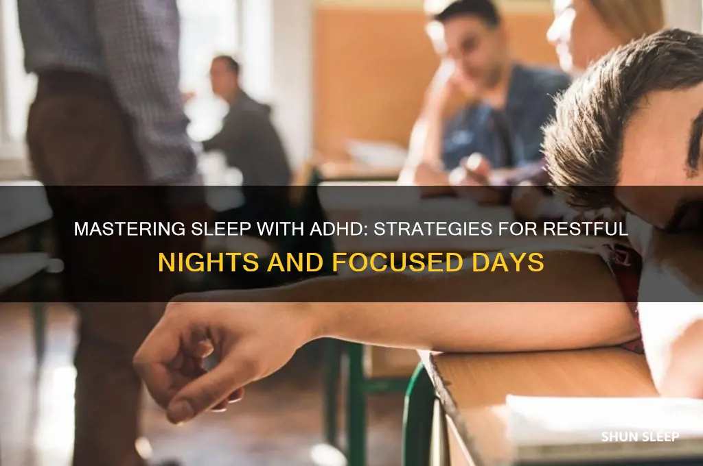 how to get sleep with adhd