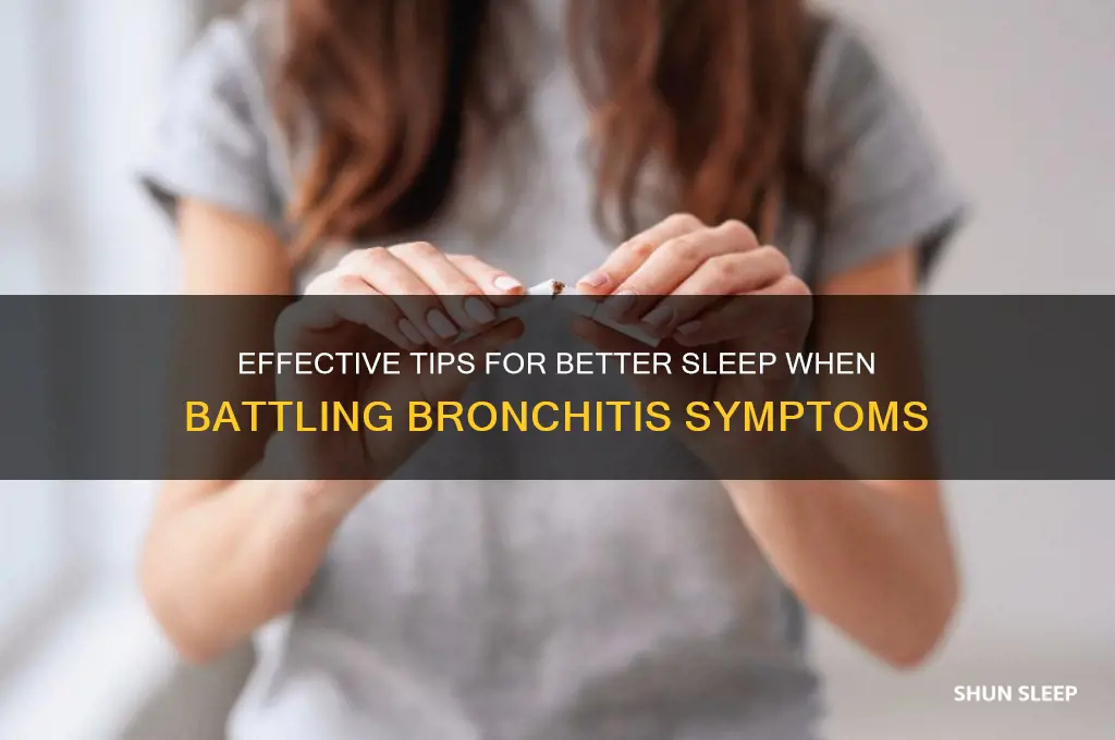 how to get sleep with bronchitis