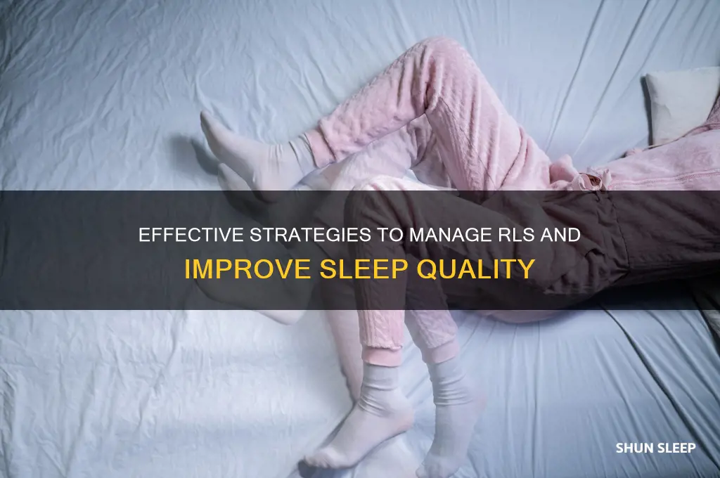 how to get sleep with rls