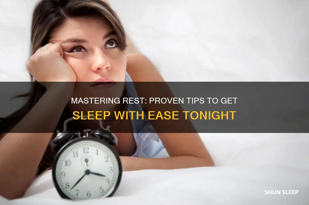 how to get sleep with