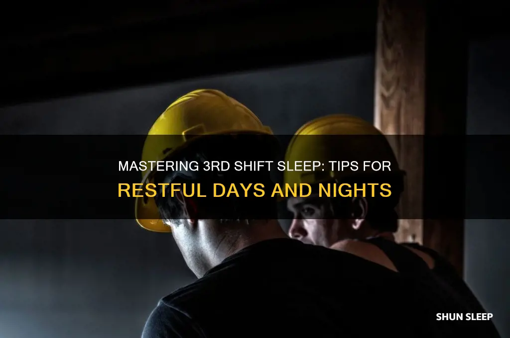 how to get sleep working 3rd shift