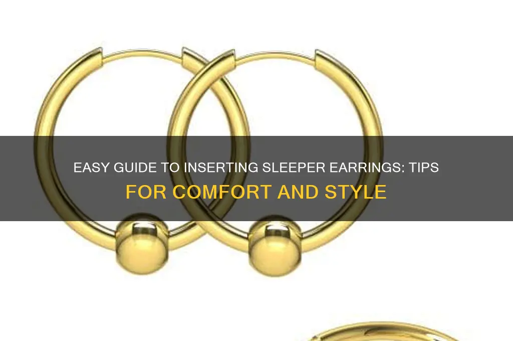 how to get sleeper earrings in