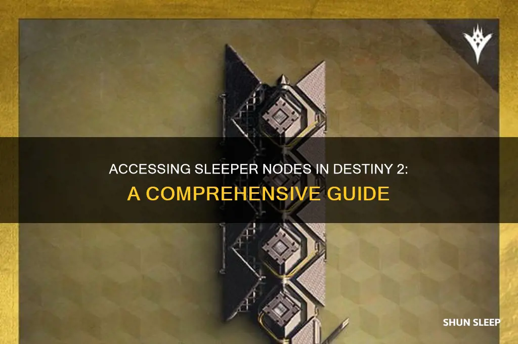 how to get sleeper nodes accessed in destiny 2