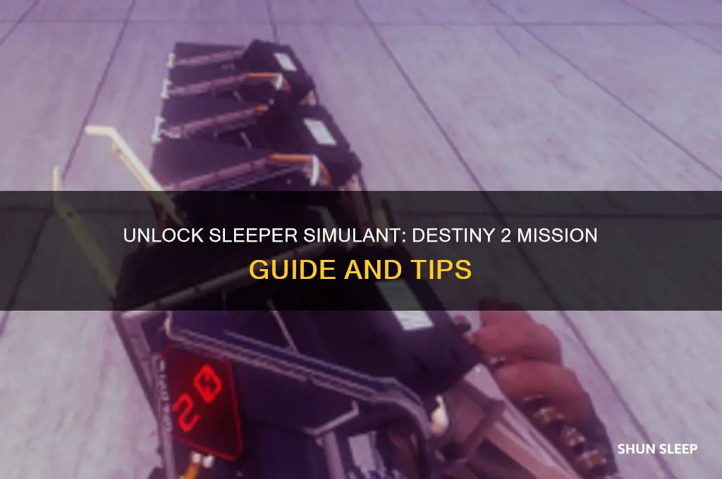 how to get sleeper simulant mission
